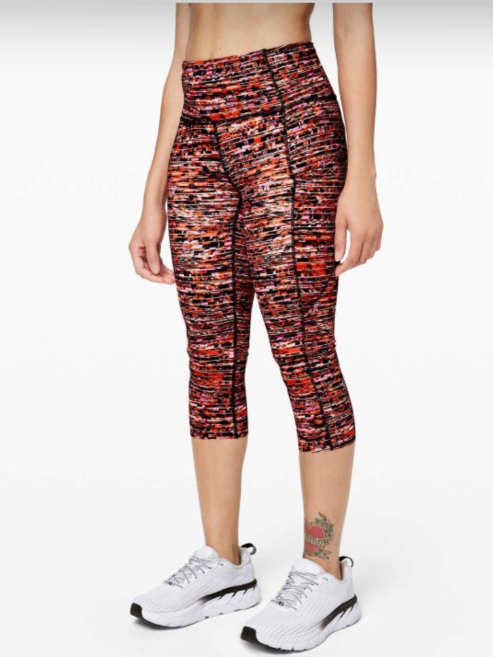 Lululemon Fast and Free Crop II 19" *Nulux size 6